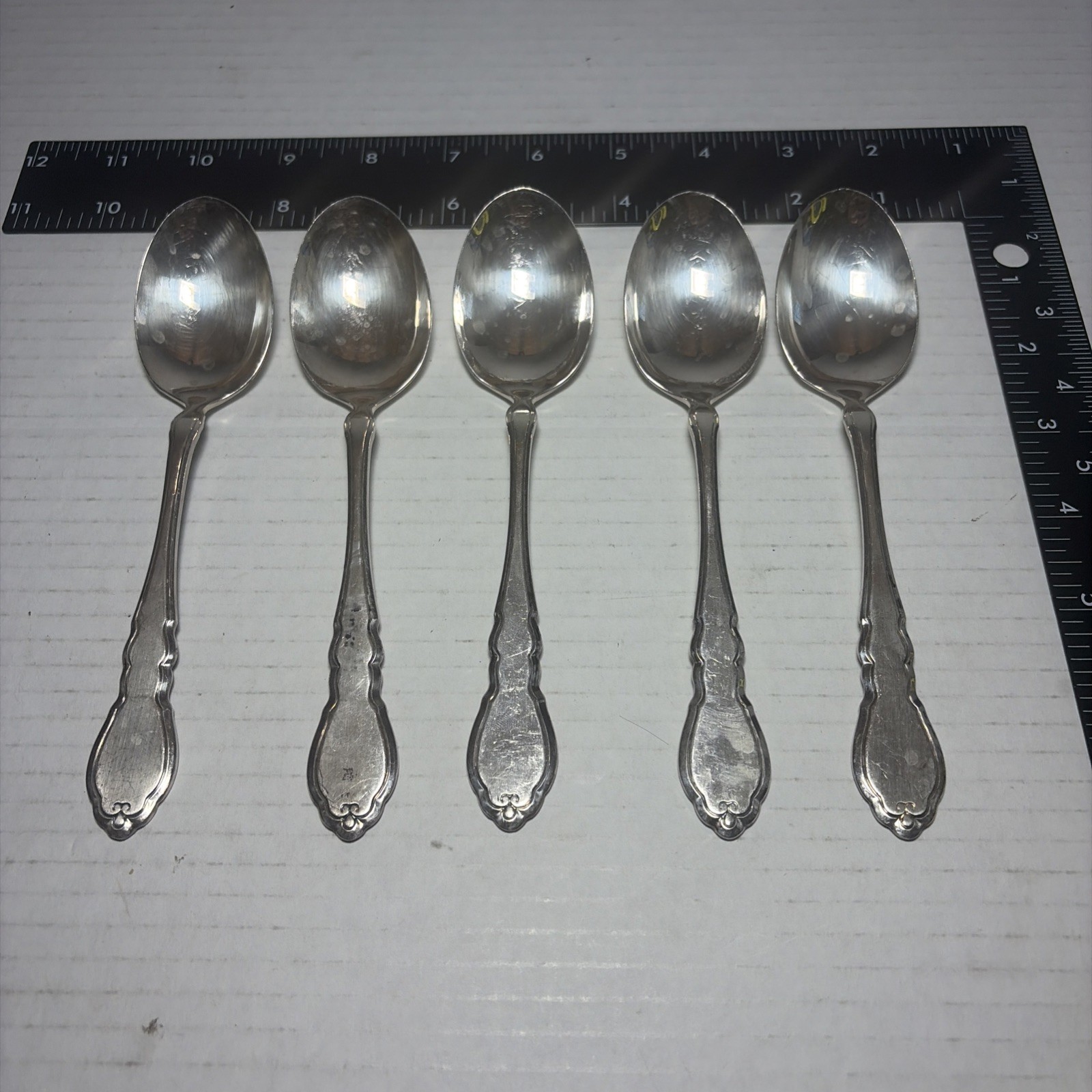 1881 Rogers ONEIDA ALOUETTE Silverplate Flatware Set Of Forks & Spoons 29