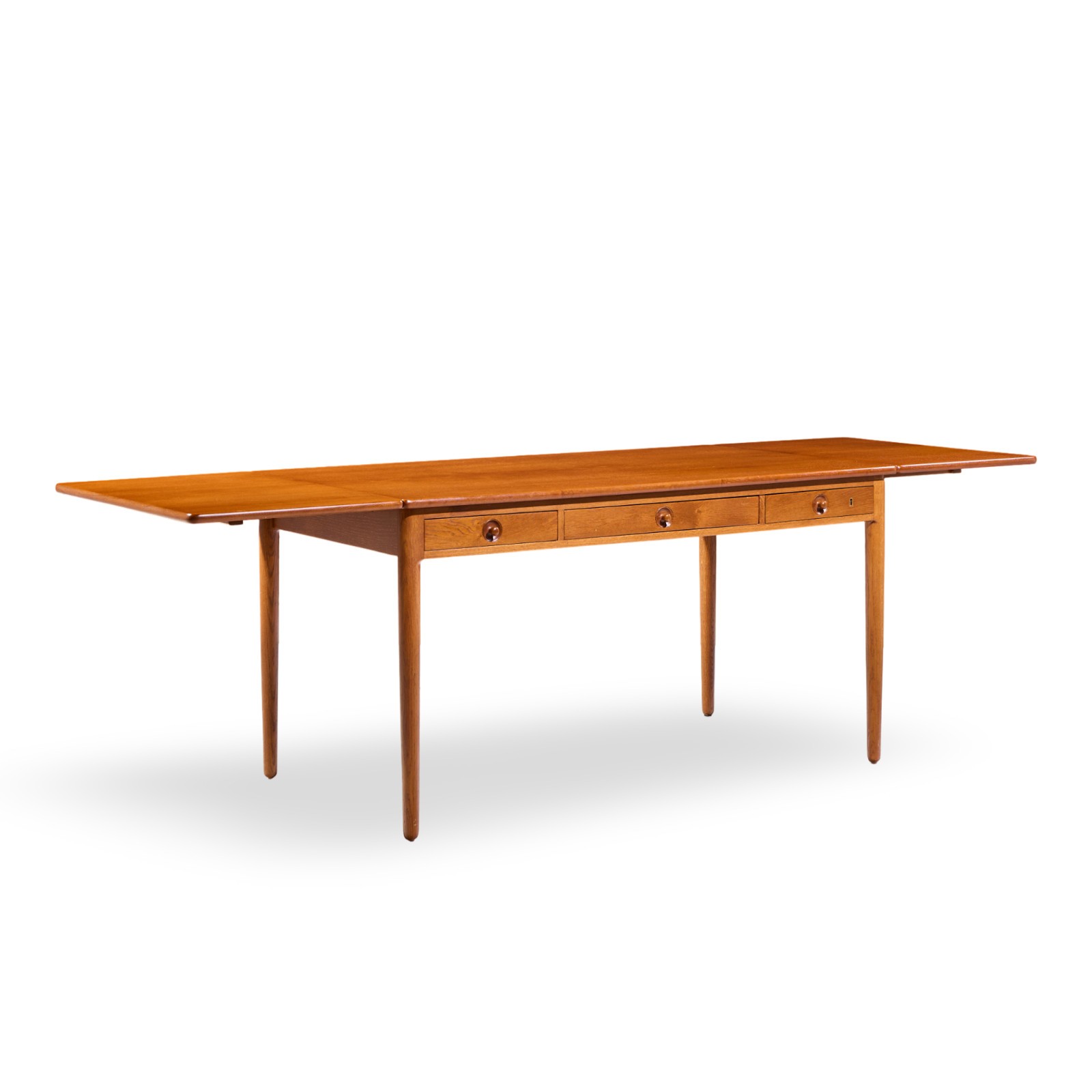 Hans Wegner for Andreas Tuck AT-305 Mid Century Danish Teak Drop Side Desk