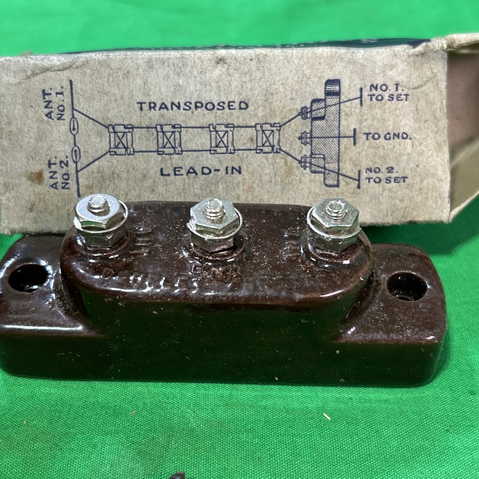 NOS Consolidated Wire Corp. 1616 Doublet Lightning Arrester, Original Box Unused