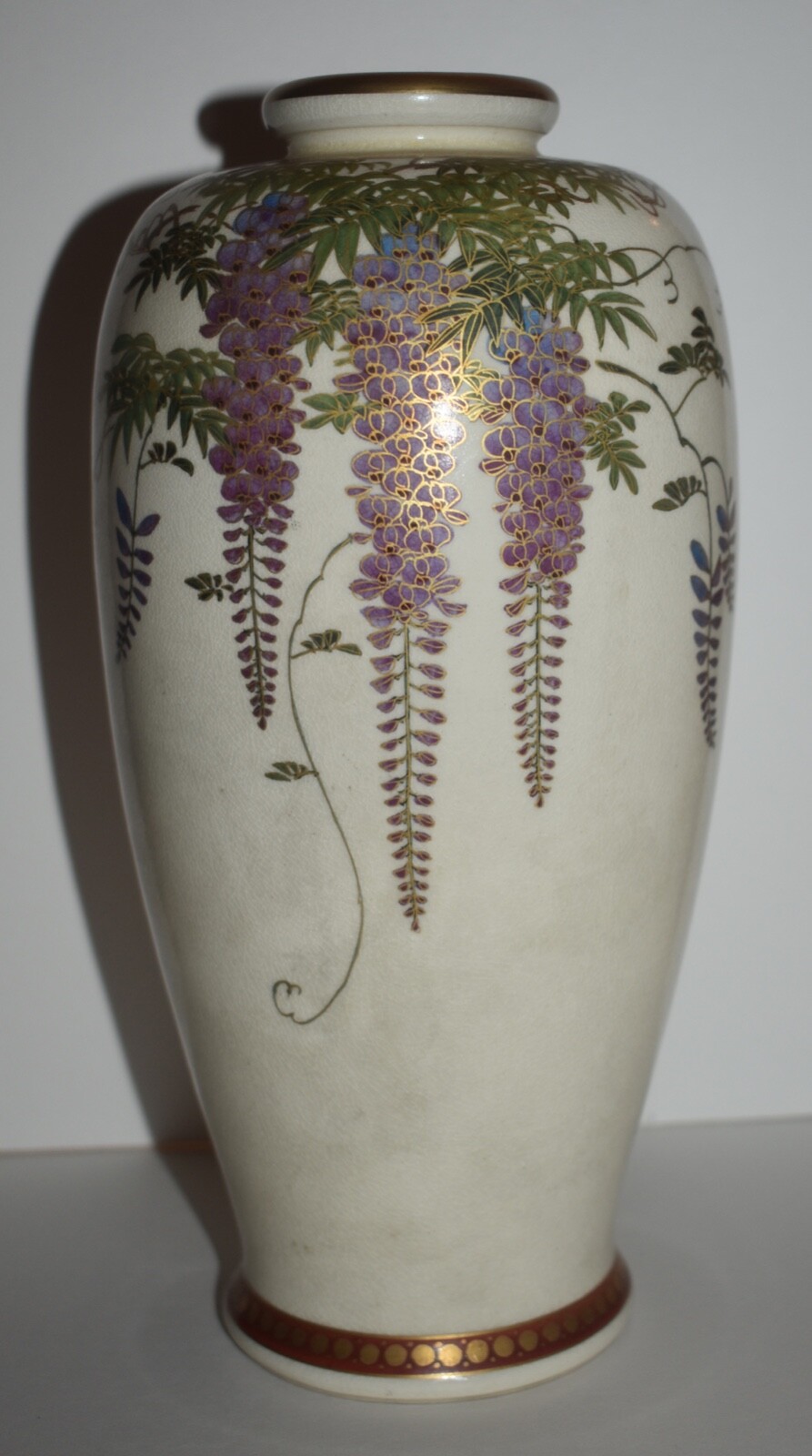 Japanese Porcelain Satsuma Vase Good Quality Hand Painted Koshida