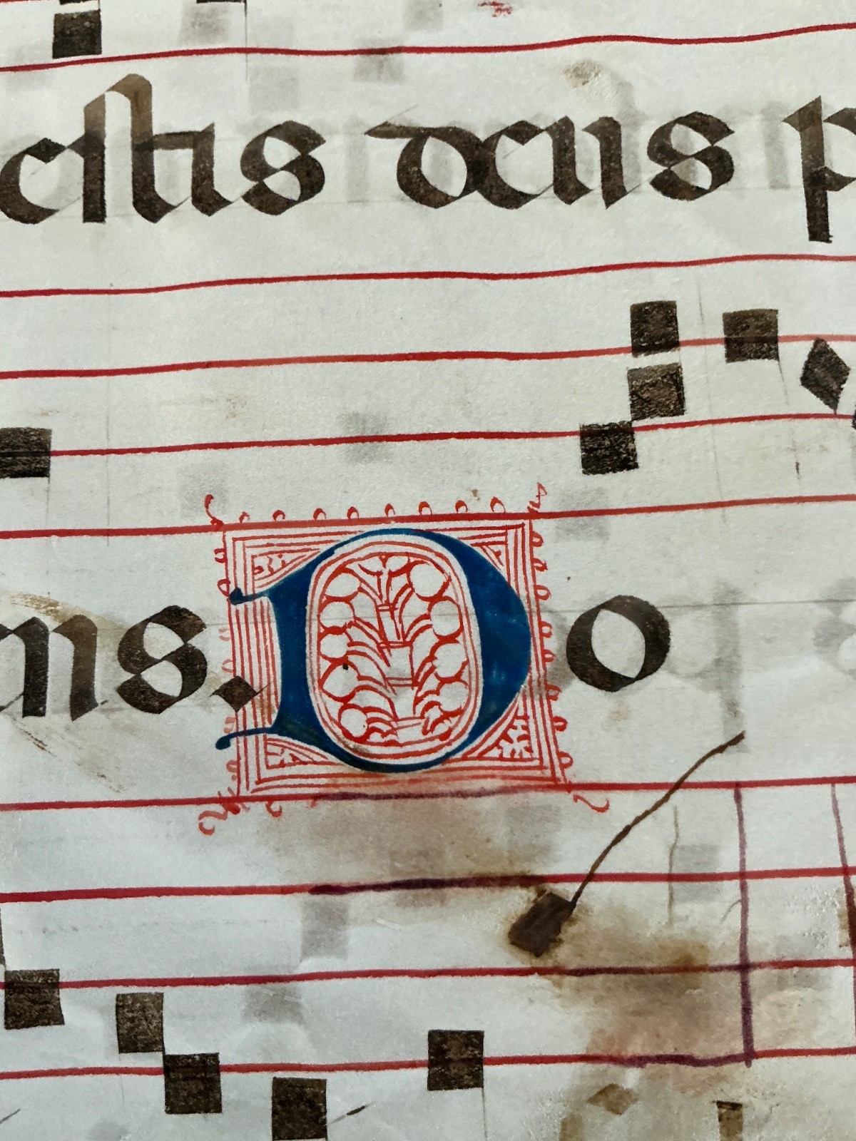 15th Century Medieval Manuscript Leaf