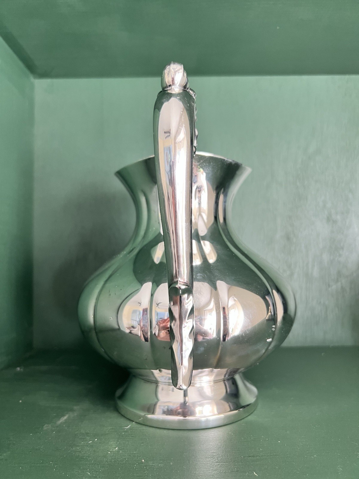 Vintage Sheffield Silver Plated Pitcher with Ice Stop Ice Lip Made In USA