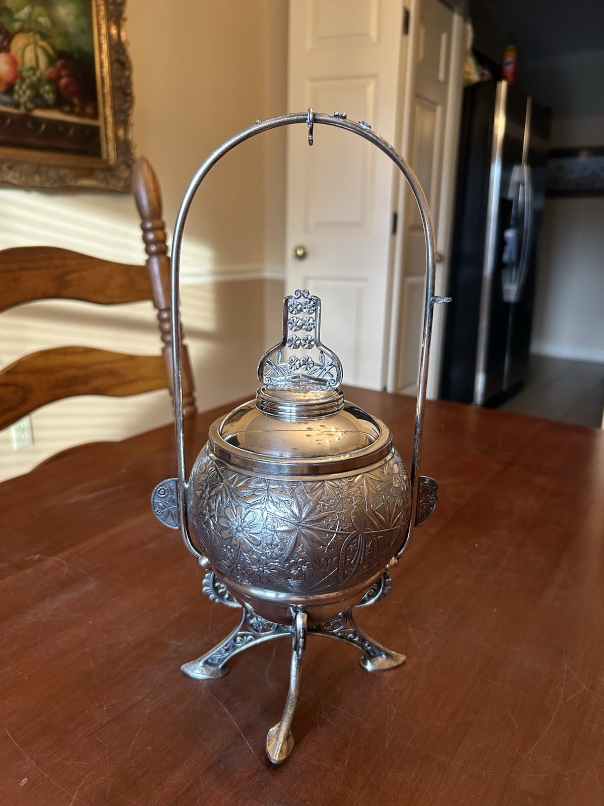 Pairpoint Aesthetic Victorian Ornate Silverplate Jewelry Casket