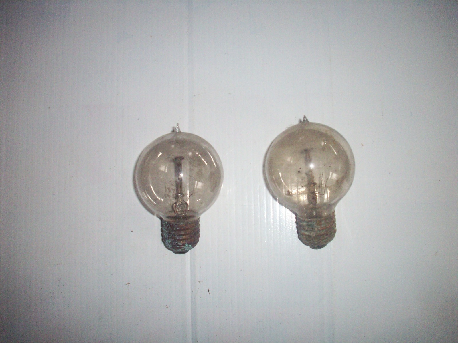 Antique General Electric National Mazda Lightbulbs Lot of 2