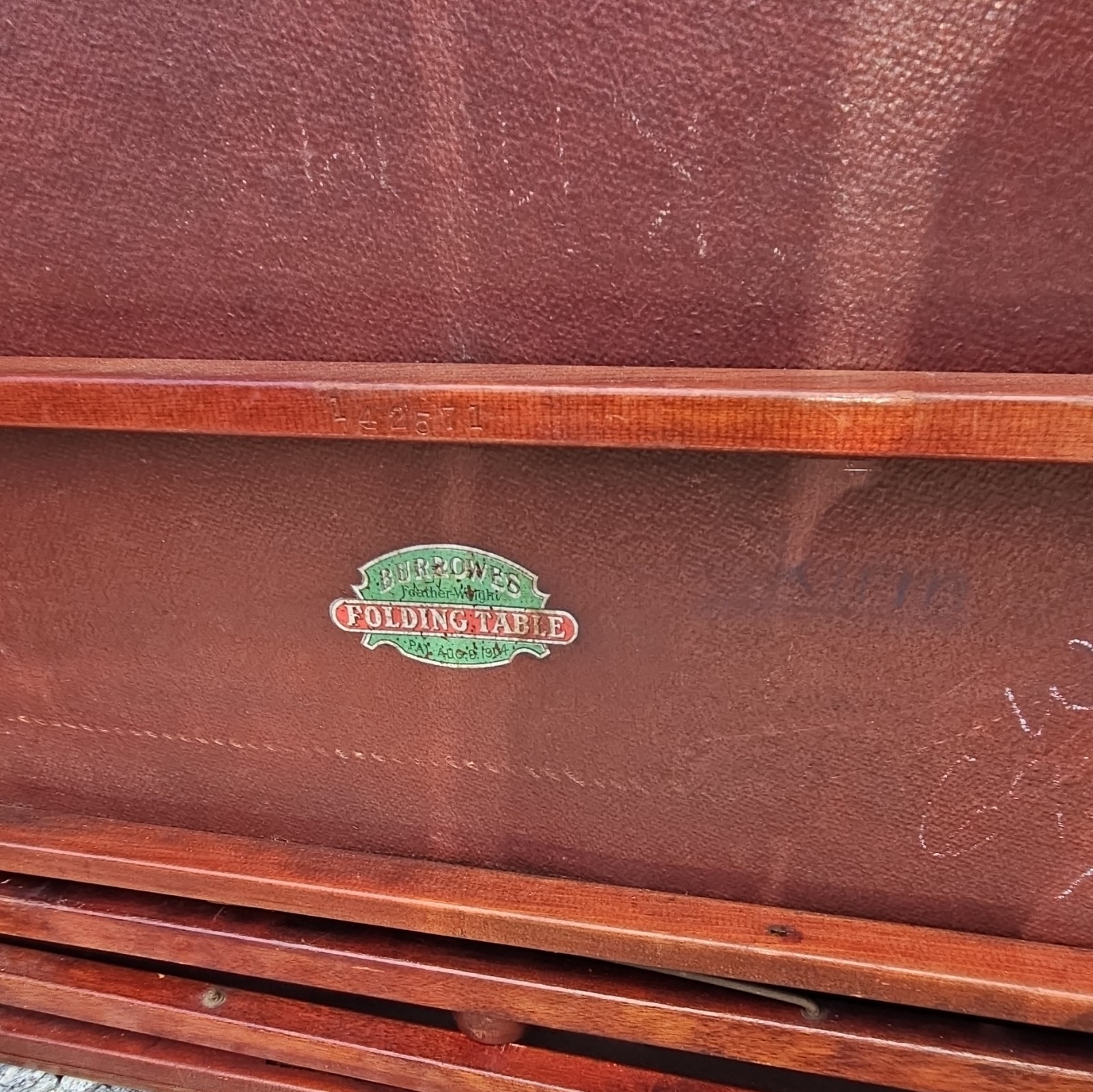 Burrowes Antique Folding Table