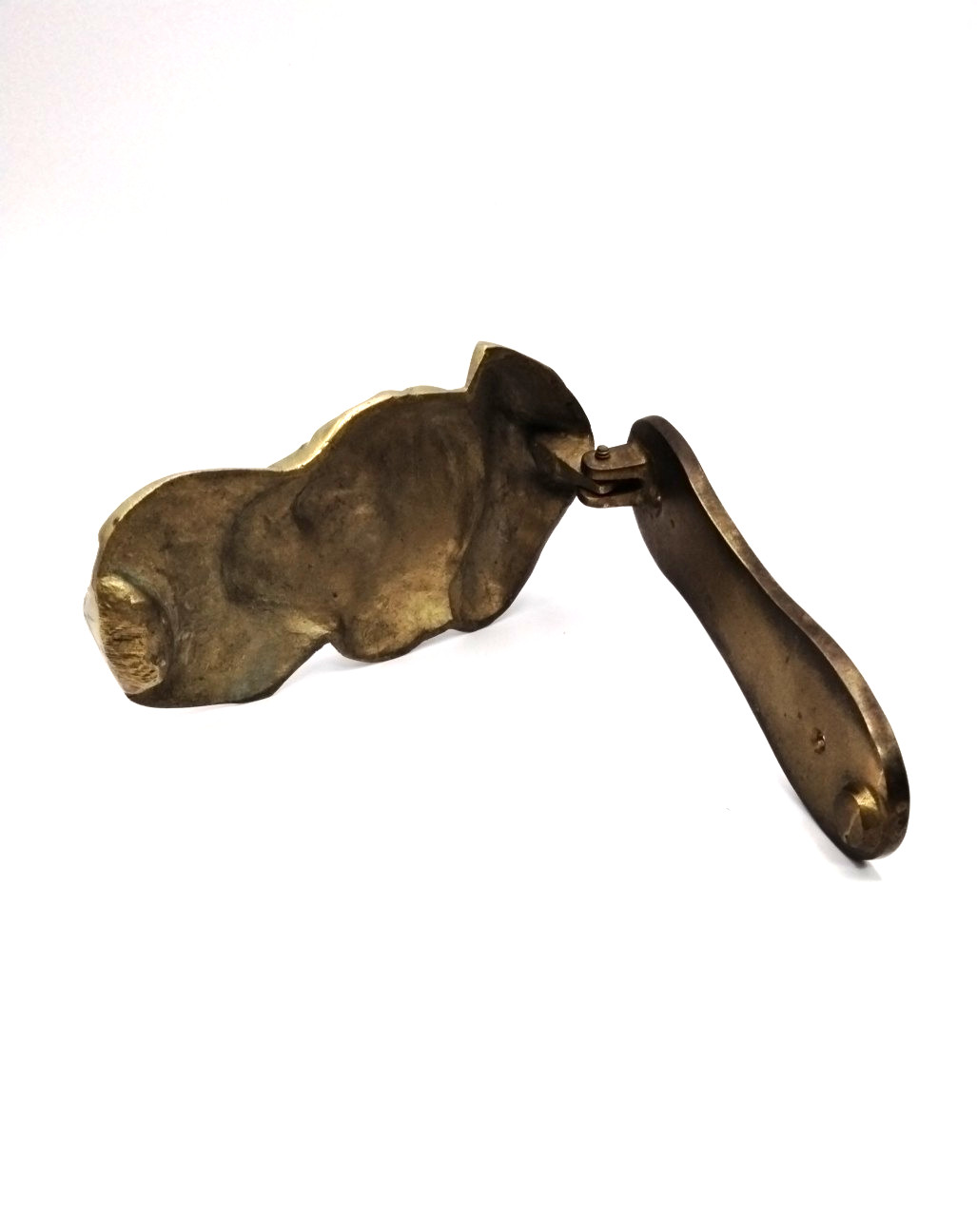 Vintage Penco 1979 Solid Brass Sea Captain Sailor Seaman Door Knocker Nautical