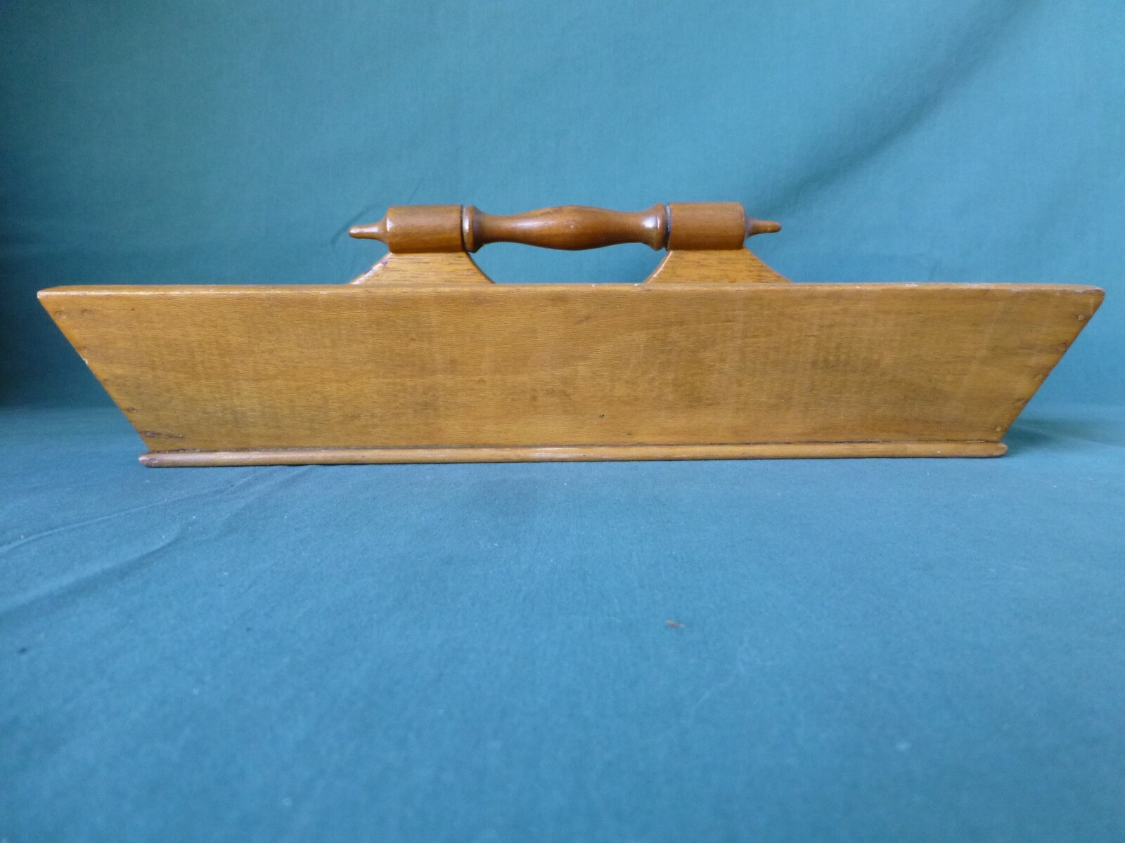 Antique Wooden Utensil Knife or Cutlery Tray Caddy