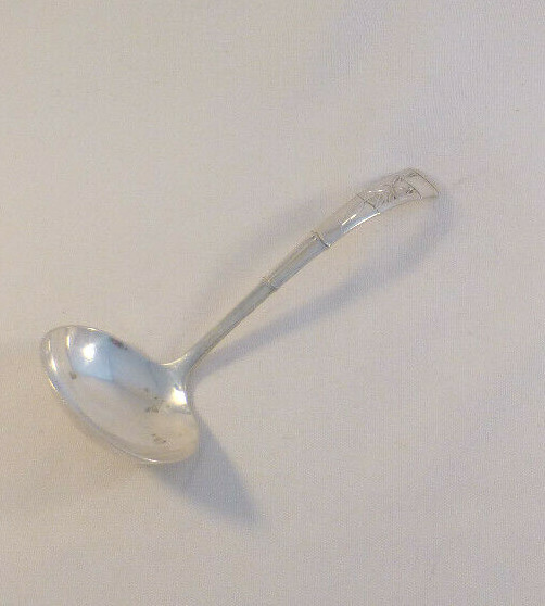 Japanese Sterling by Hirata & Co Bamboo Design Gravy Ladle
