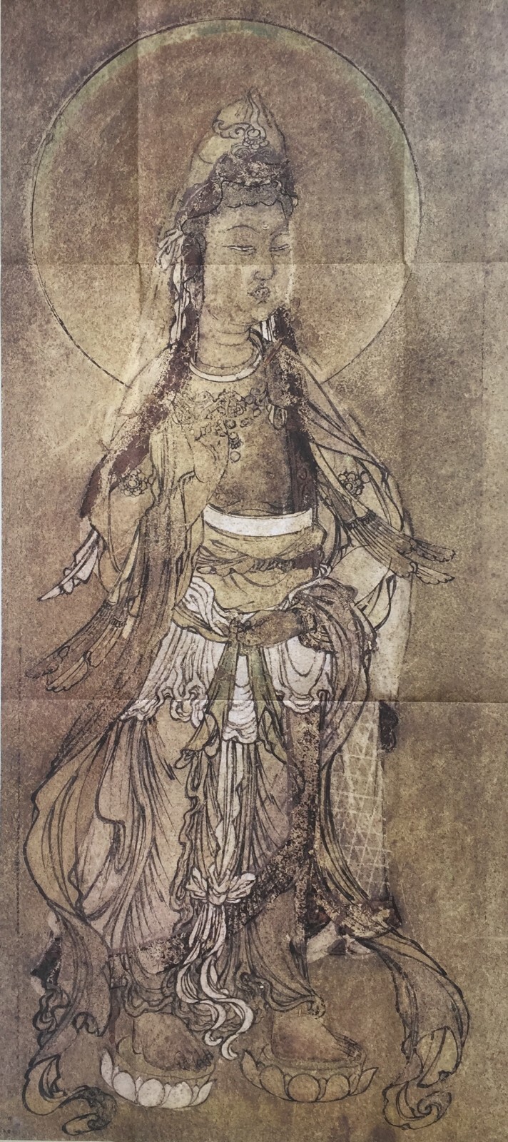Dunhuang grotto murals，Caves 3, Yuan Dynasty, Bodhisattva
