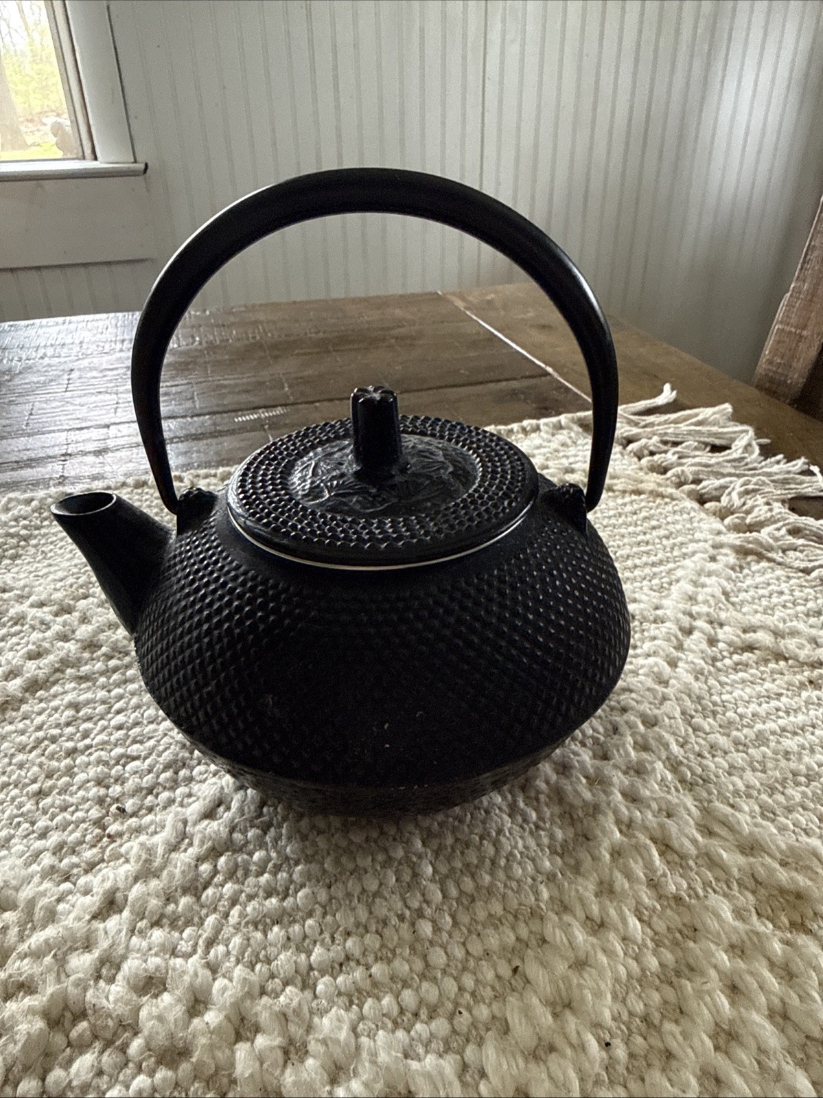 Teapot Vintage Tetsubin Cast Iron Kettle Japanese Tea Ceremony Nanbu Tekki