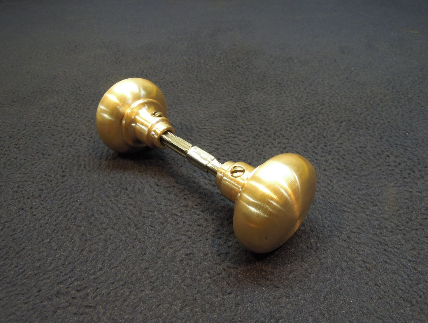 Antique Entry Mortise Lock Brass Knobs & Roses, Cylinder w/ 2 keys – Chesler