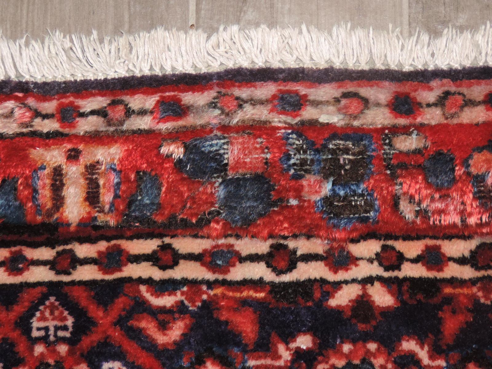 3x8ft. Handmade Herati Wool Runner