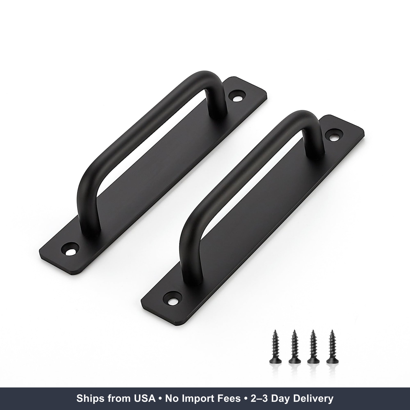 Ravinte Barn Door Handles 2 Pack Sliding Door Handle 5″ Hole Center Barn Door Ha