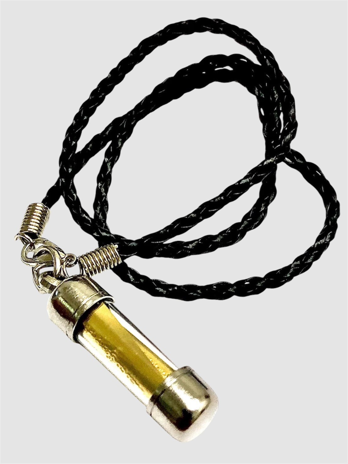 5 Rows Yantra Takrut LP Bun Wat Banmakmii Thai Amulet Lucky Necklace Pendant