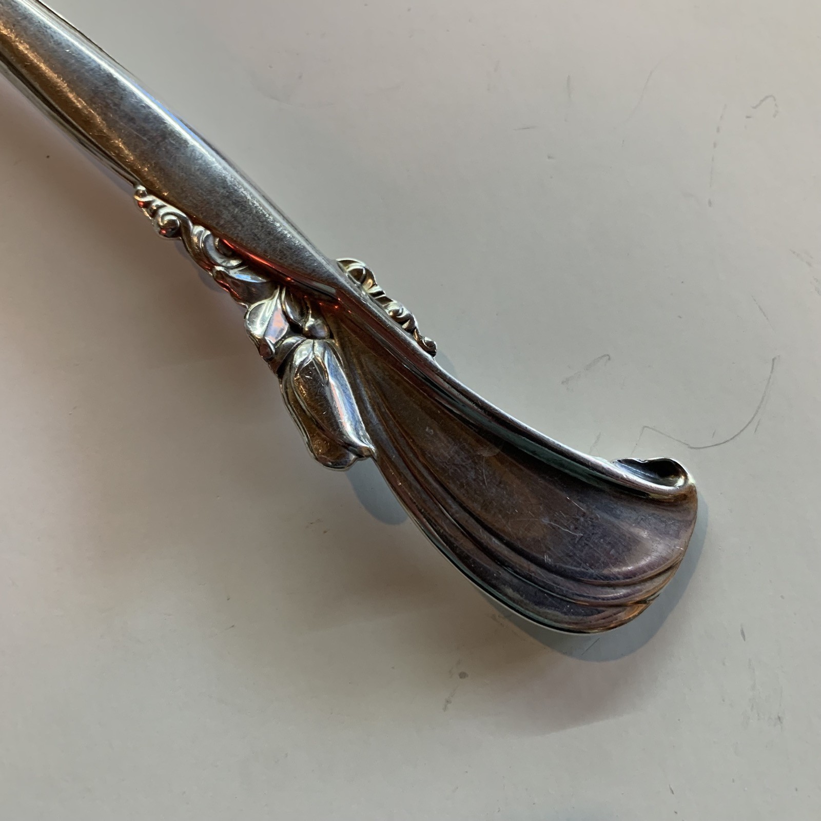 Wallace Sterling Flatware, Waltz of Spring, Slotted Serving Spoon, 8 1/2 in