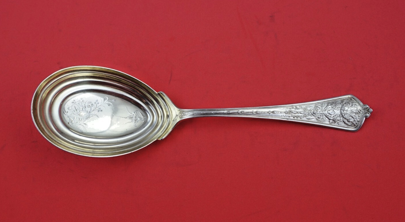Lady Washington by Gorham Sterling Silver Ice Spoon BC GW Ripple Not Pierced 9″