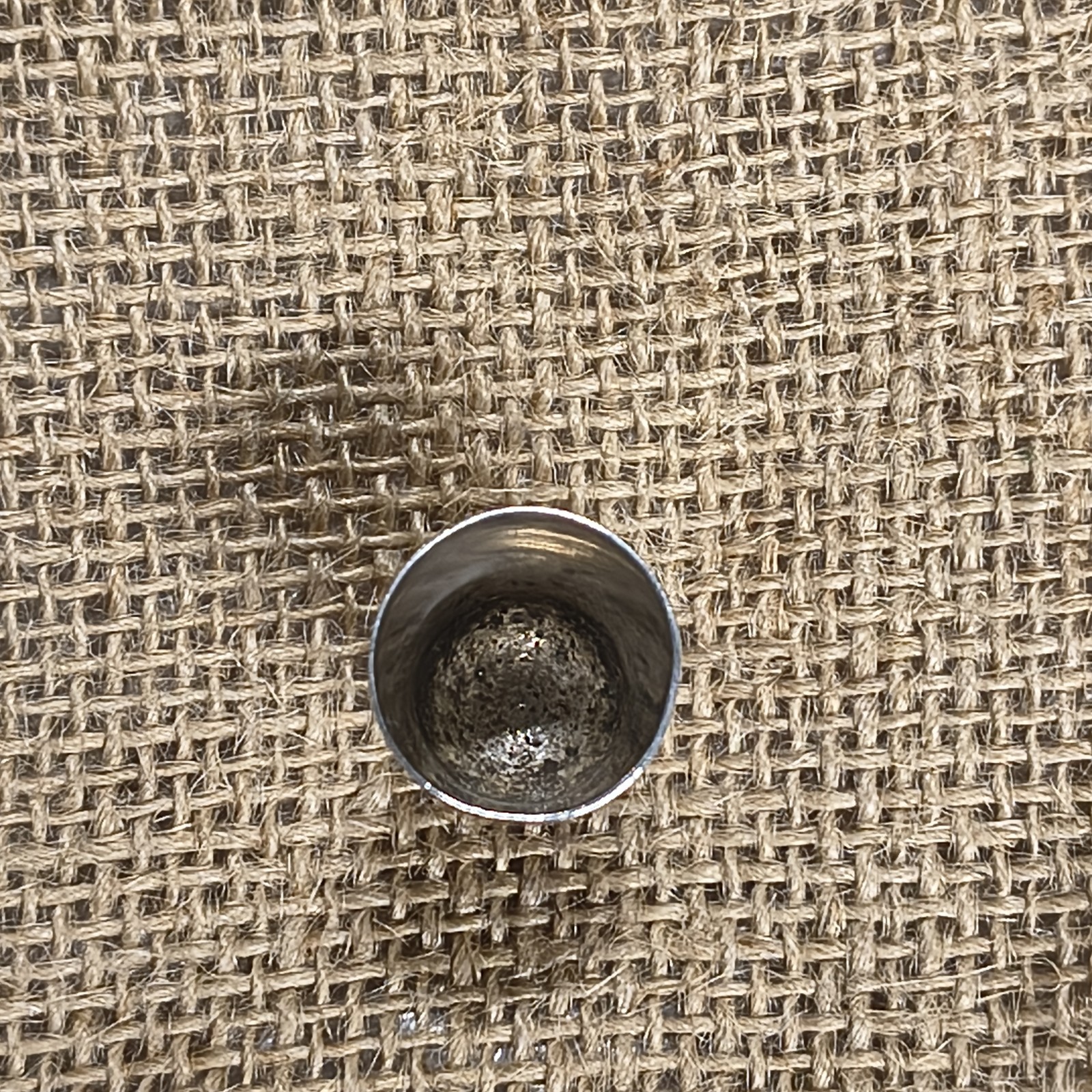 Solid Sterling Silver Antique Thimble J.F. James Fenton Birmingham Date Letter b
