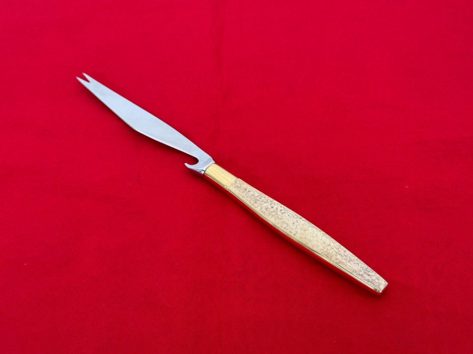 Kirk Sterling Silver Golden Florentine Bar Knife LX-16