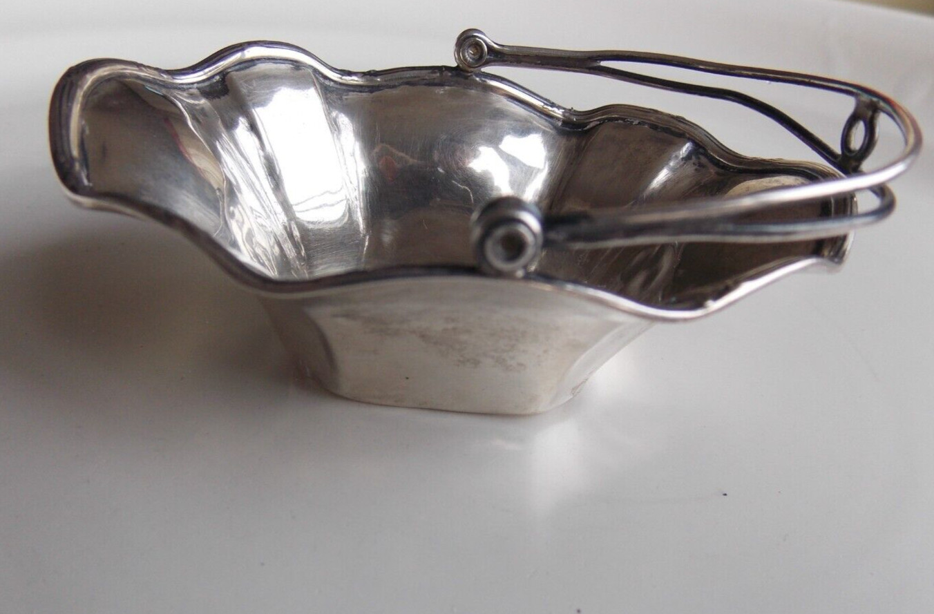 Small Antique Karl F. Leinonen Sterling Silver Basket