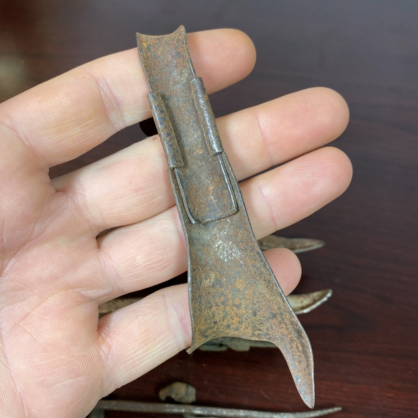 Antique Collection Primitive CORN HUSKER SHUCKER Forged Farm Hand Tool Lot Of 5