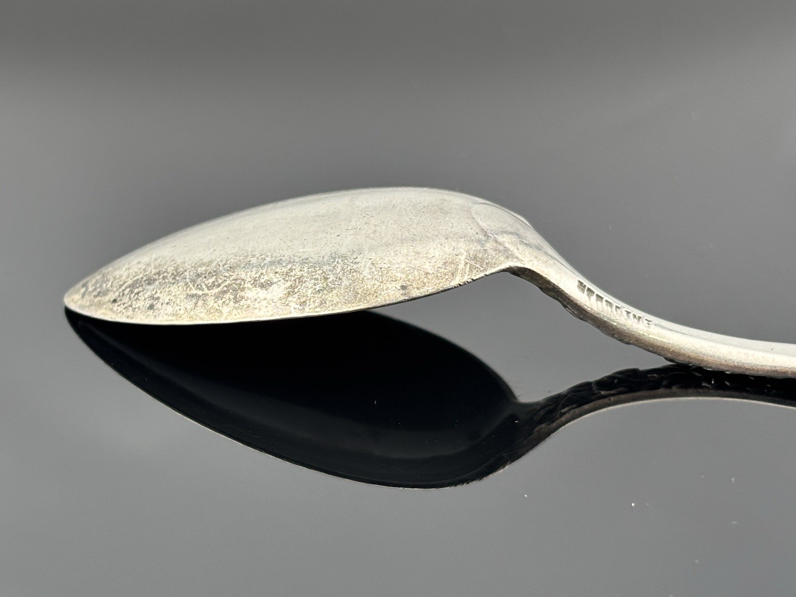 Repousse by James R. Armiger Co. Baltimore Sterling Silver Spoon ~6″ Monogrammed