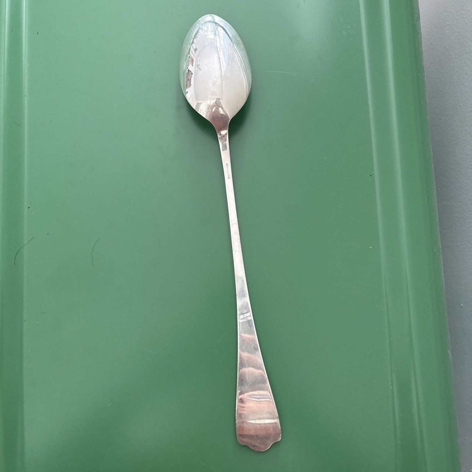 Huge 14 Inch Fiddle & Thread Pattern Basting Silver Plated Serving Spoon