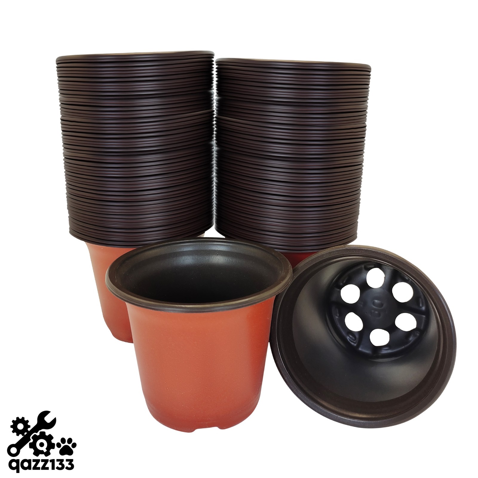 100x Succulent Cutting Transplanting Plant Seedling Pots with Drainage Holes