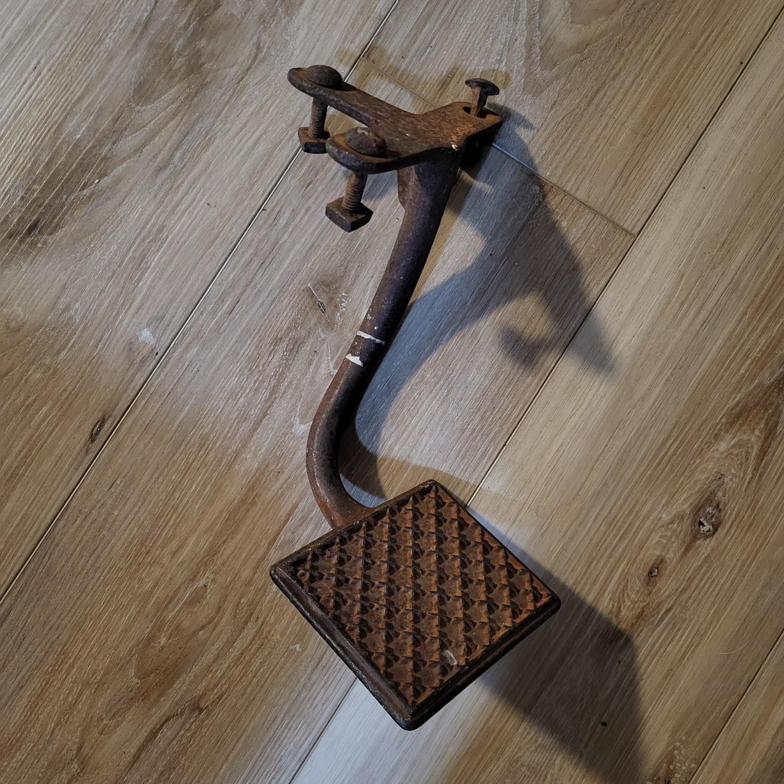 Antique Iron Stagecoach Or Carriage Bolt On Step