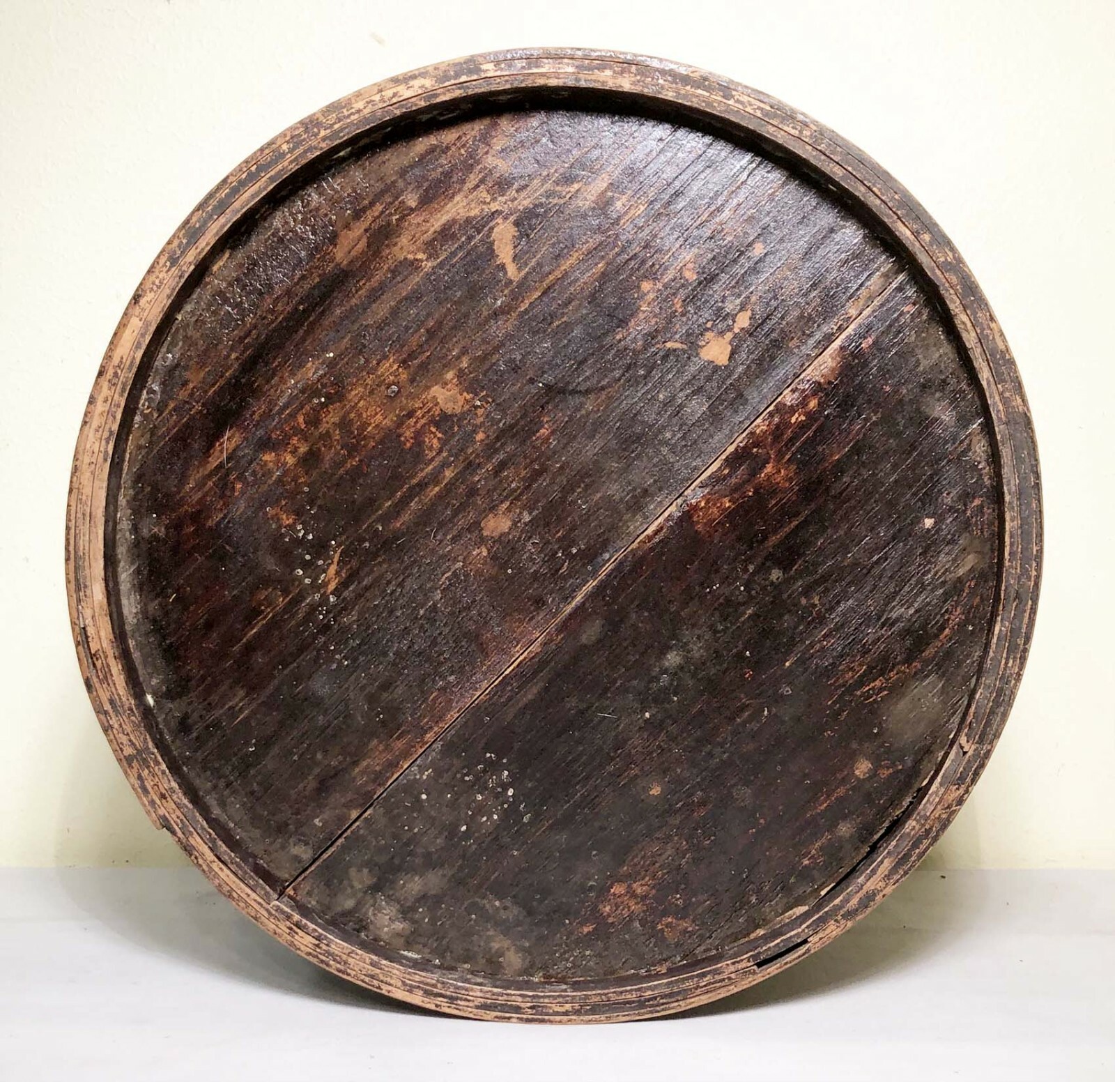 Antique Chinese Hat Box (3406)
