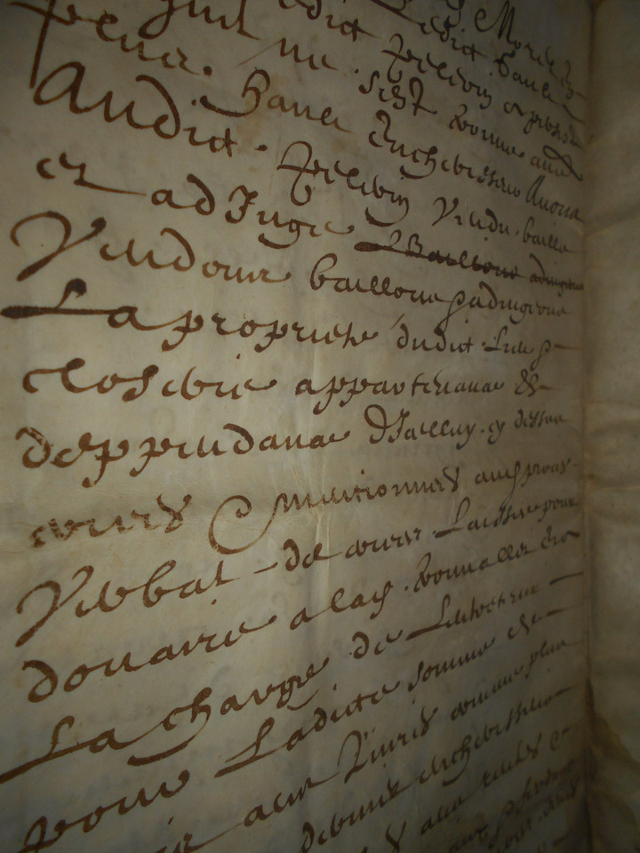 1626 antique parchment document manuscript 17th calligraphy signed 28 pages