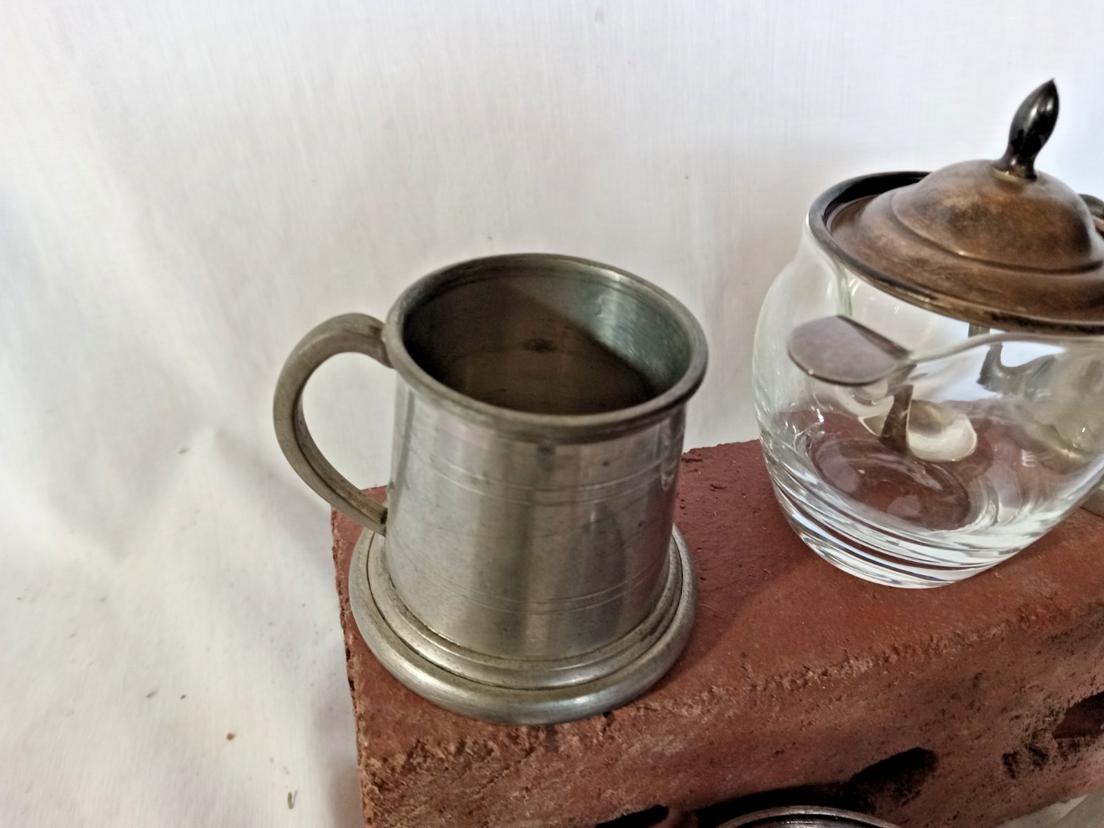Silverplate, Sterling, Pewter, Crystal, Jigger, Mustard, Syrup WOW! FREE SHIP