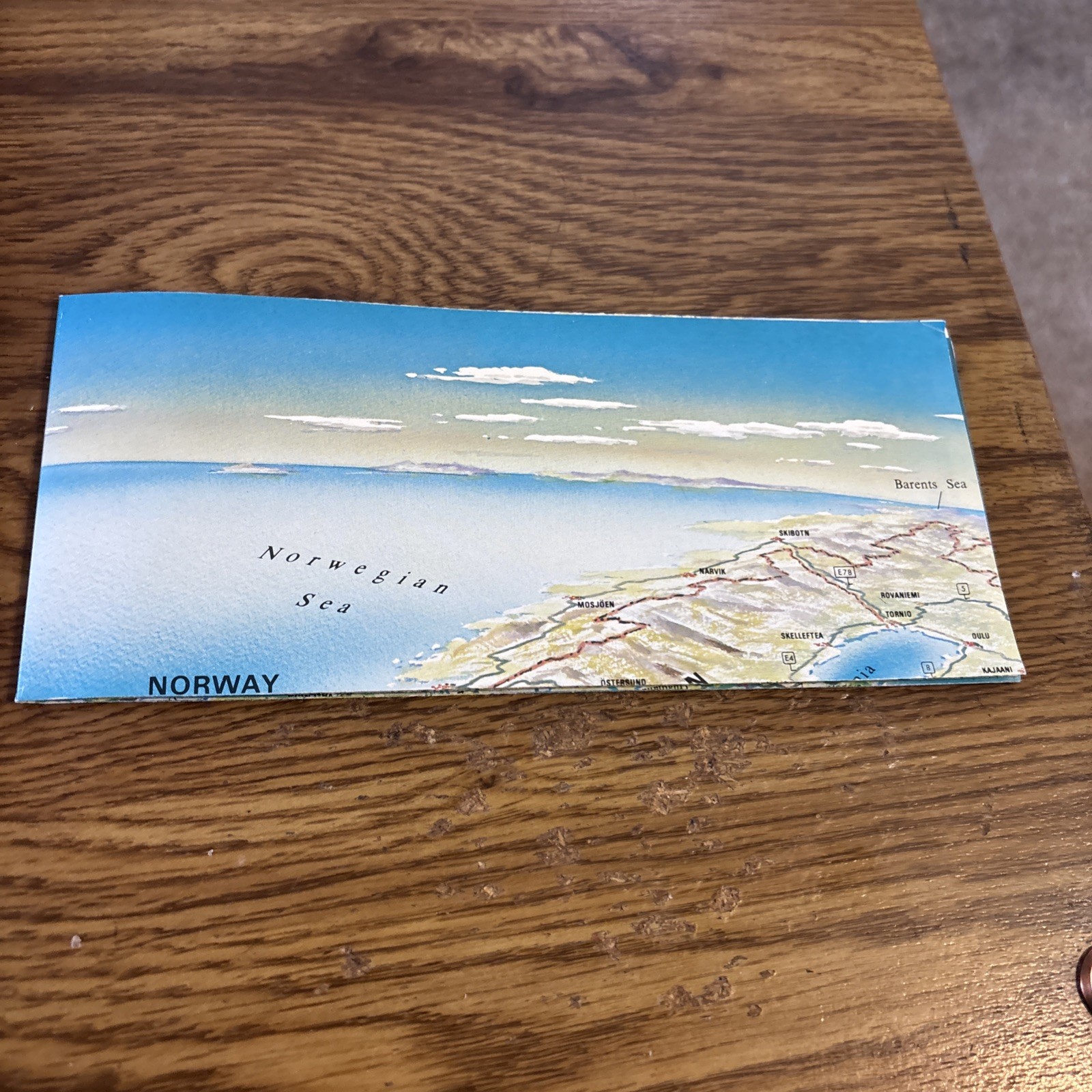 TWA Map of Europe and the United Kingdom – Getaway Vacations 1985