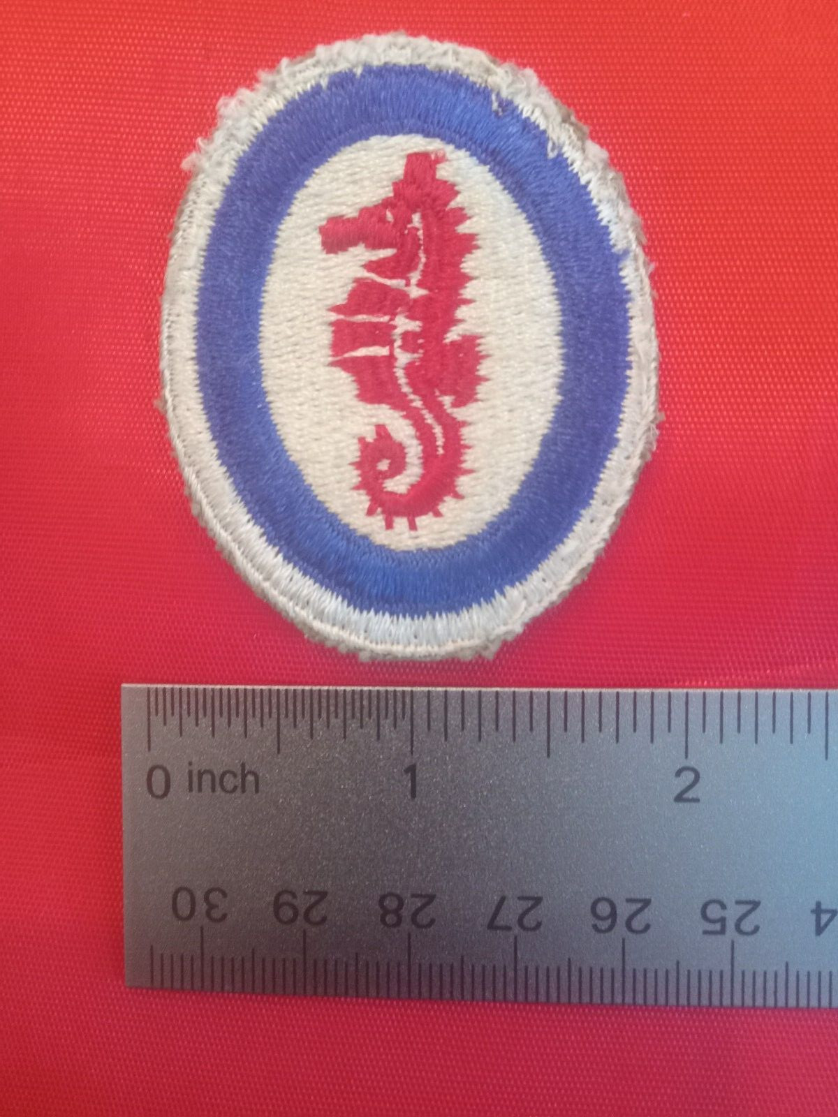 US Army WW2 Era Engineer Amphibious Command Vintage Military Patch