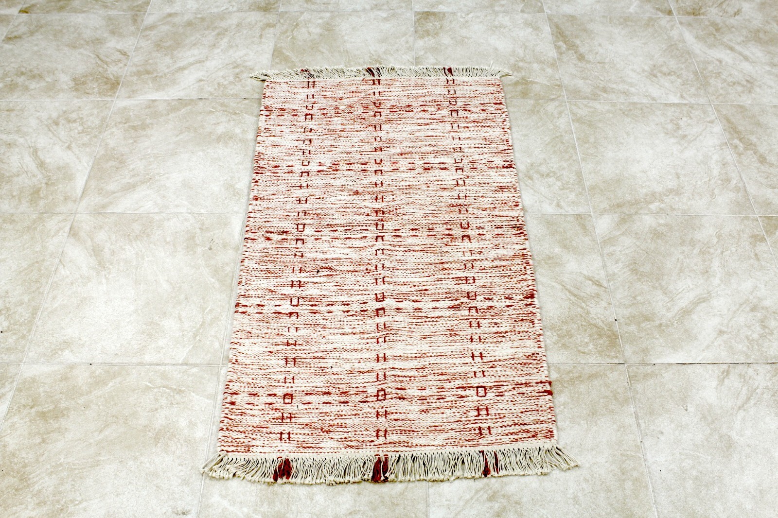 4X2 EXQUISITE MINT HAND KNOTTED VEGETABLE DYE DOUBLE SIDED SHEERAZI KILIM RUG