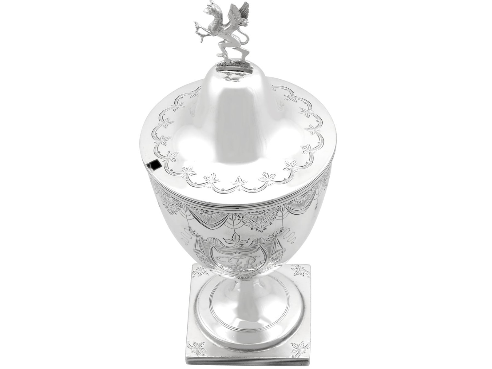 Newcastle Sterling Silver Sugar Vase Antique George III (Circa 1785)