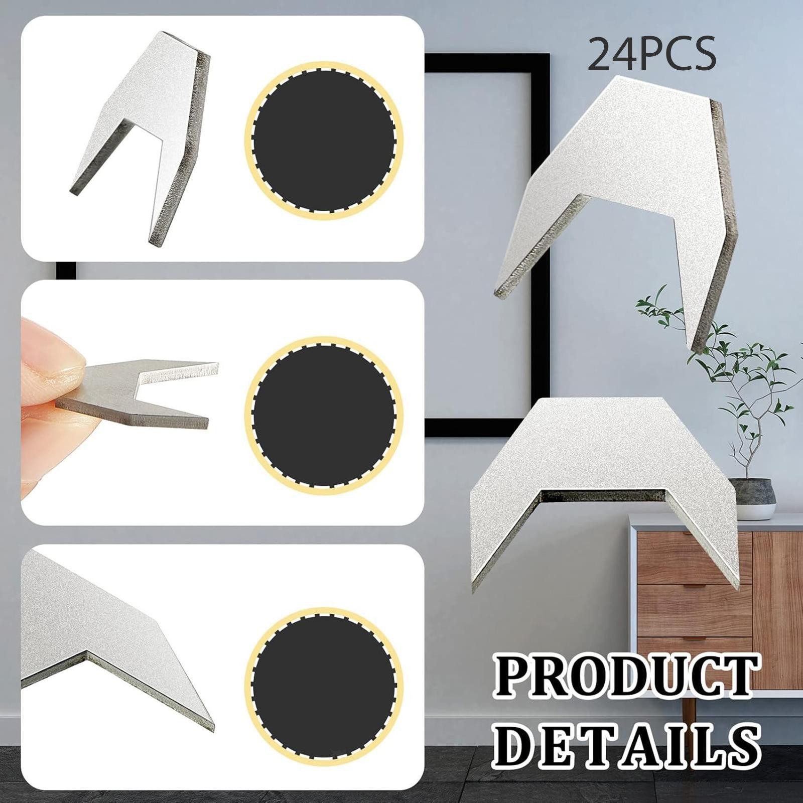 24Pcs Drawer Stop Glides Stopper for File Cabinet Nightstands Computer Desk
