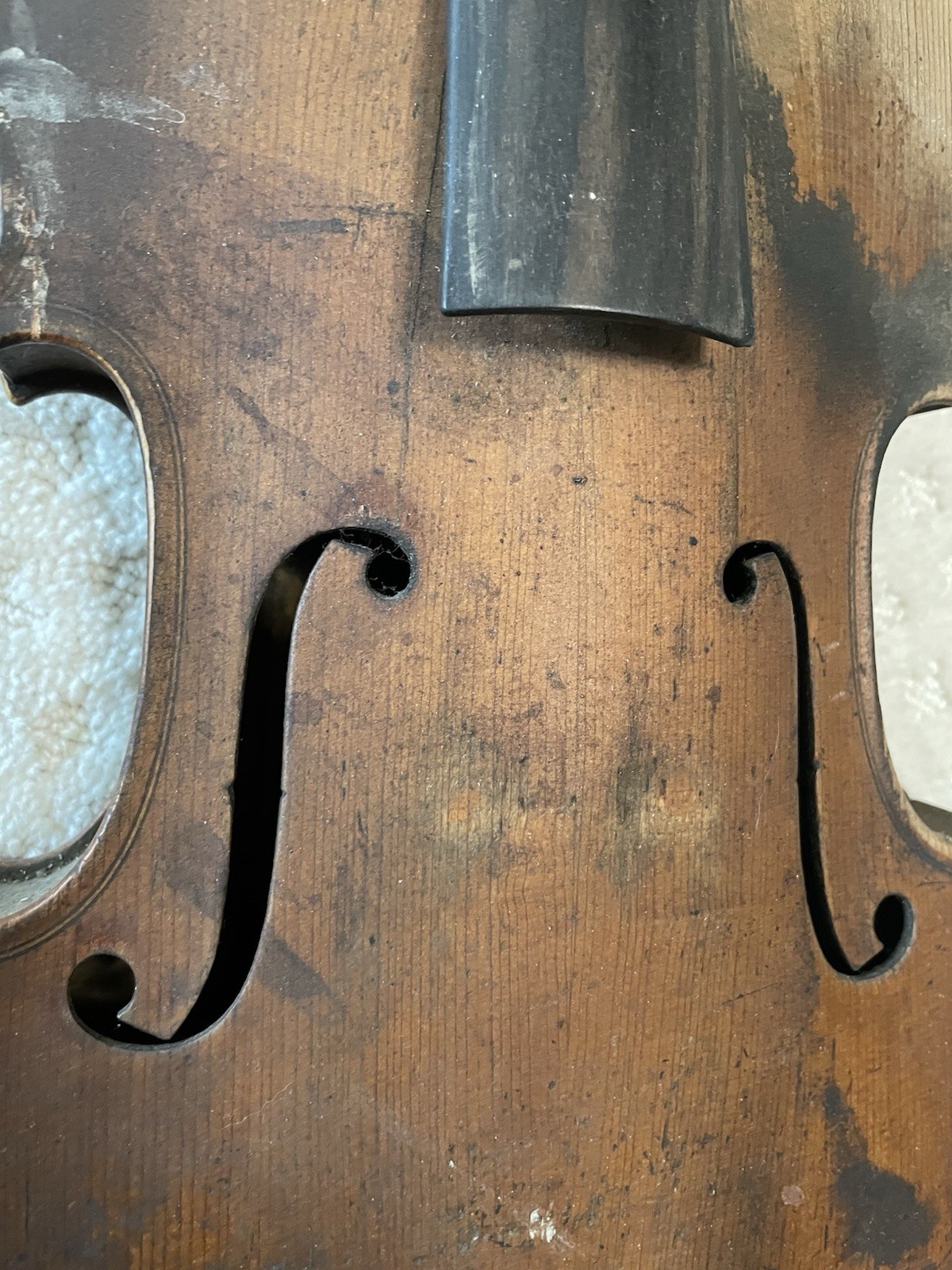 Original Transitional/Classical French Violin: F. Breton, Mirecourt, 1810.