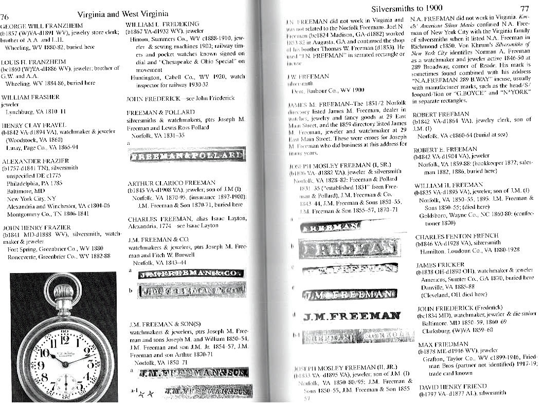 New Book! VIRGINIA and WEST VIRGINIA SILVERSMITHS…. by C. Hollan