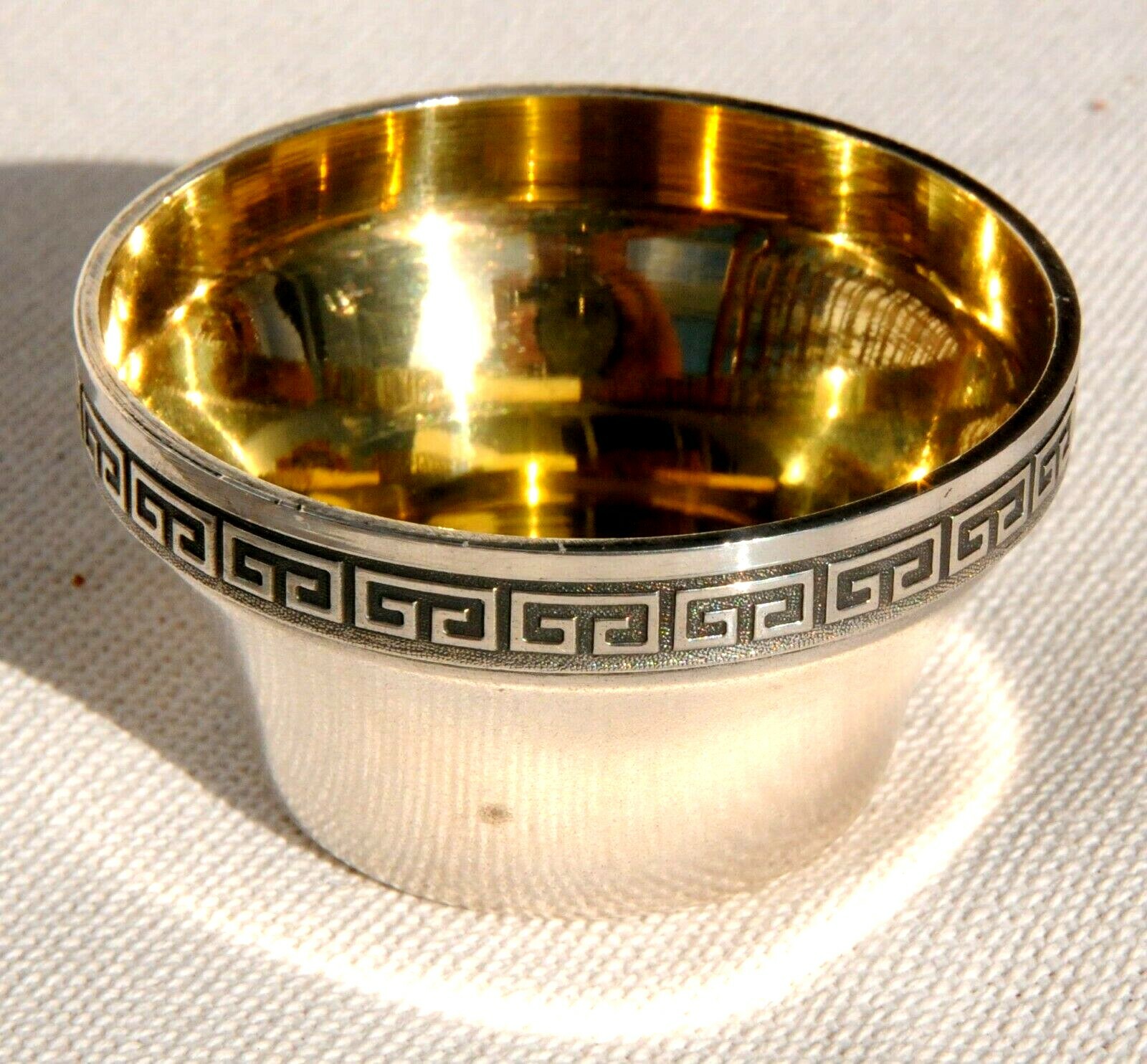 RUSSIAN SOVIET SILVER SALT CELAR TEA KOVSH BOWL EGG CUP PAN PIN GOLD GOBLET BOWL