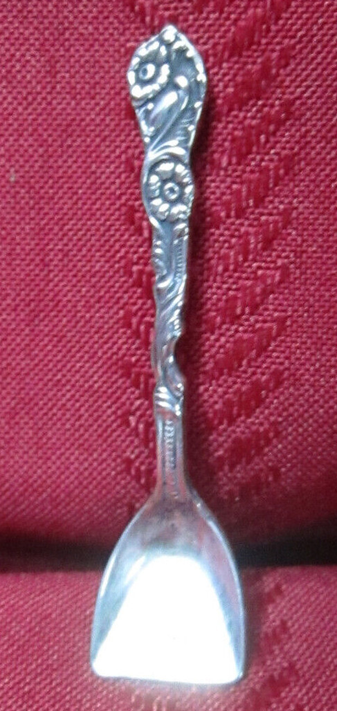 Vtg ALP Nils Johan Silverplate 2 3/8″ Shovel Shape Dip Salt Spoon Sweden