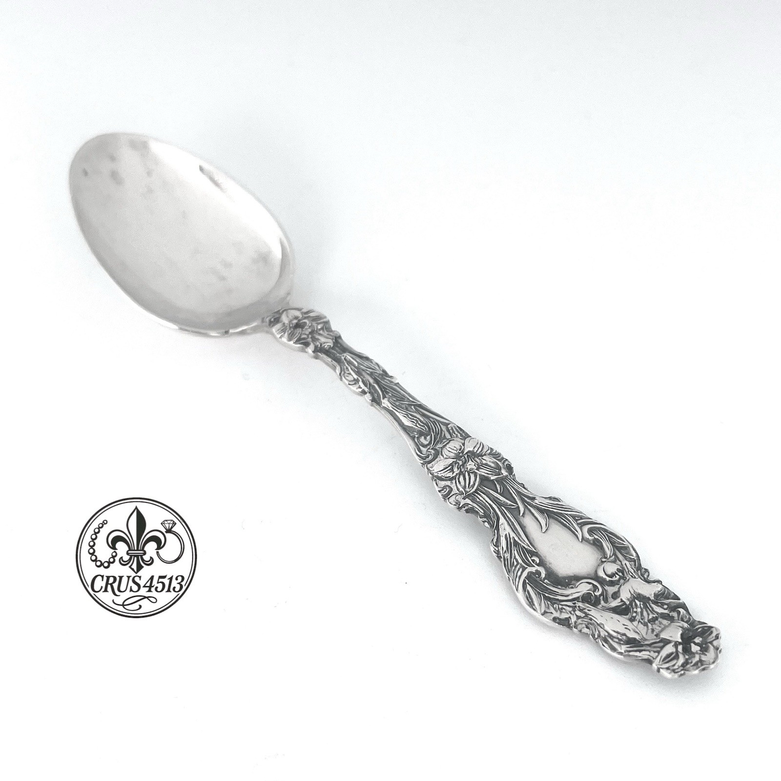 Gorham Manufacturing Co. Lily Patter Sterling Silver Tea/Coffee Spoon 4 Inch