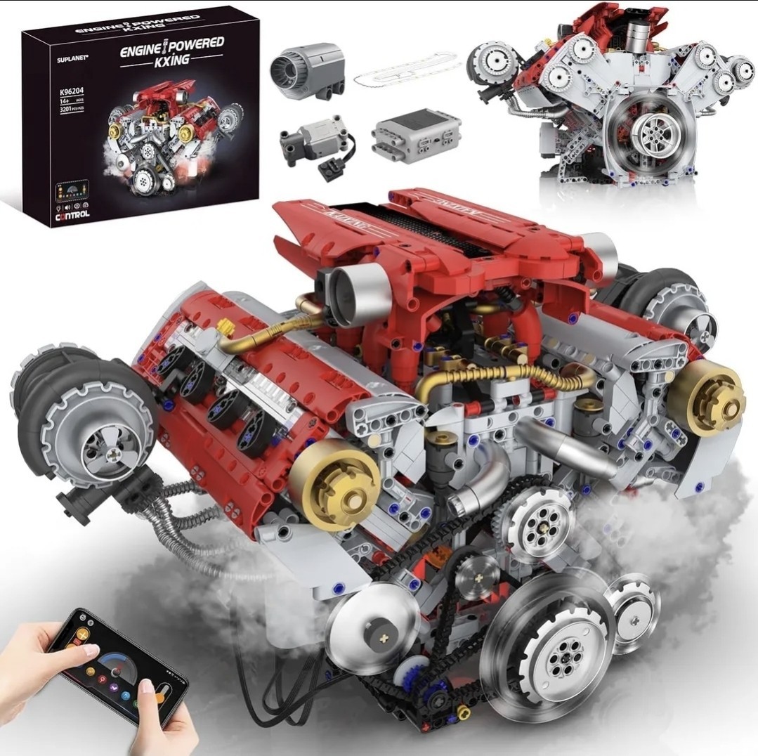 Suplanet Engine Building Kit That Works, Build Your Own Model Engine for Adult