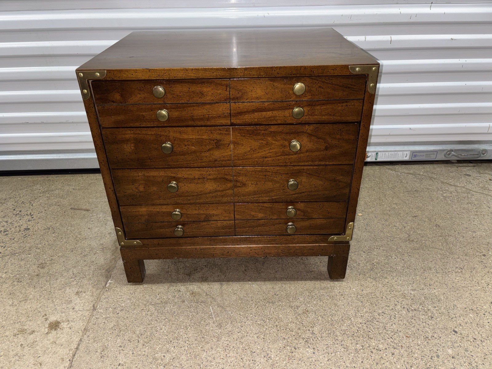 Vintage Mid Century 4 Drawer Nightstand by Drexel Barbados