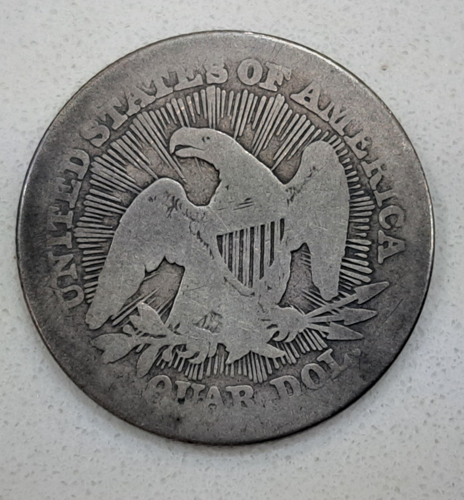 1853 Seated Liberty Quarter • Arrows & Rays • Rare US Silver 25c • Circulated