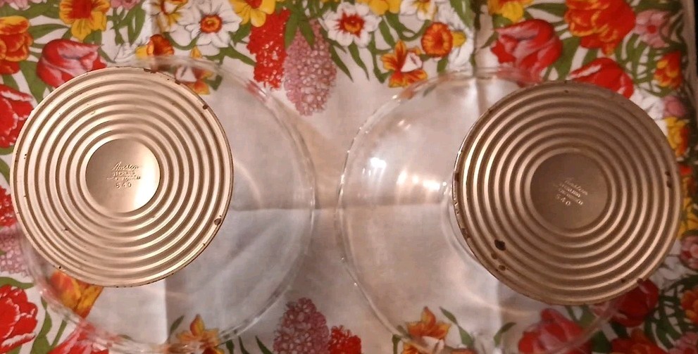 Amston 925 Sterling Candlesticks & Compote – Pair♡#540 Set Of Two♡ 1940s