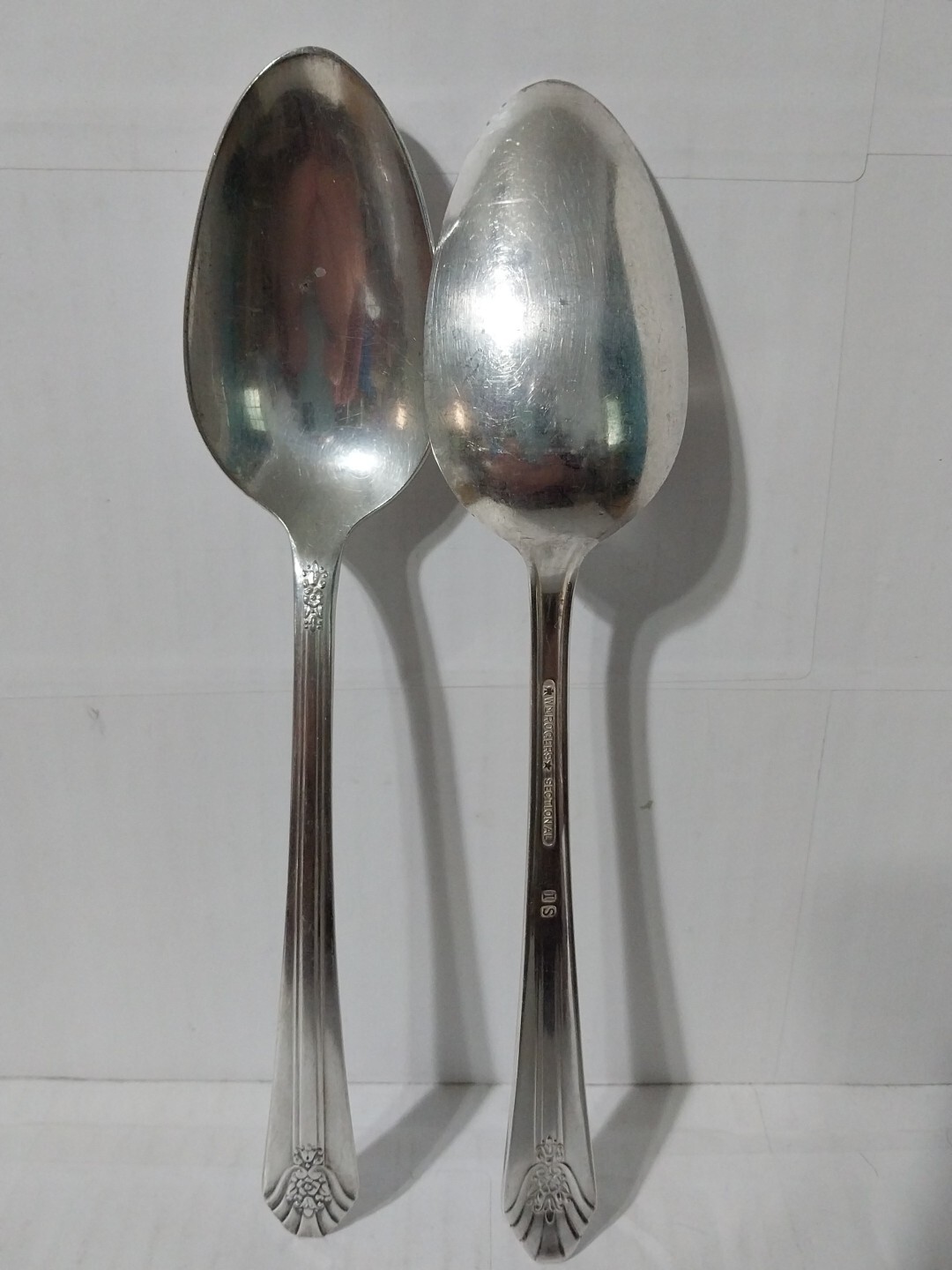 Vtg 1939 IMPERIAL WM Rogers International Silver Silverplate Tablespoon Set of 2