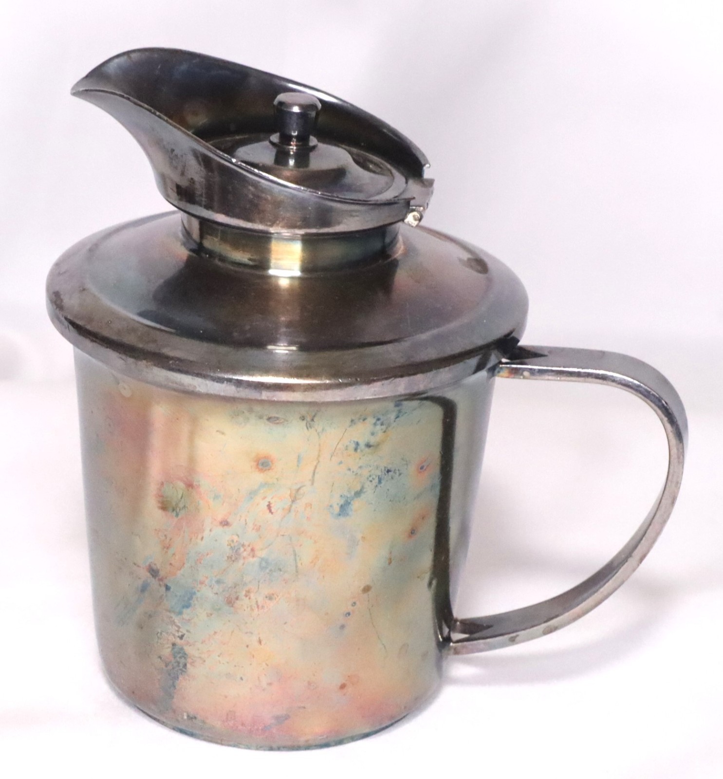Vintage Sitmar Cruises Silver Plate Broggi Lidded Pitcher Carafe ITALY