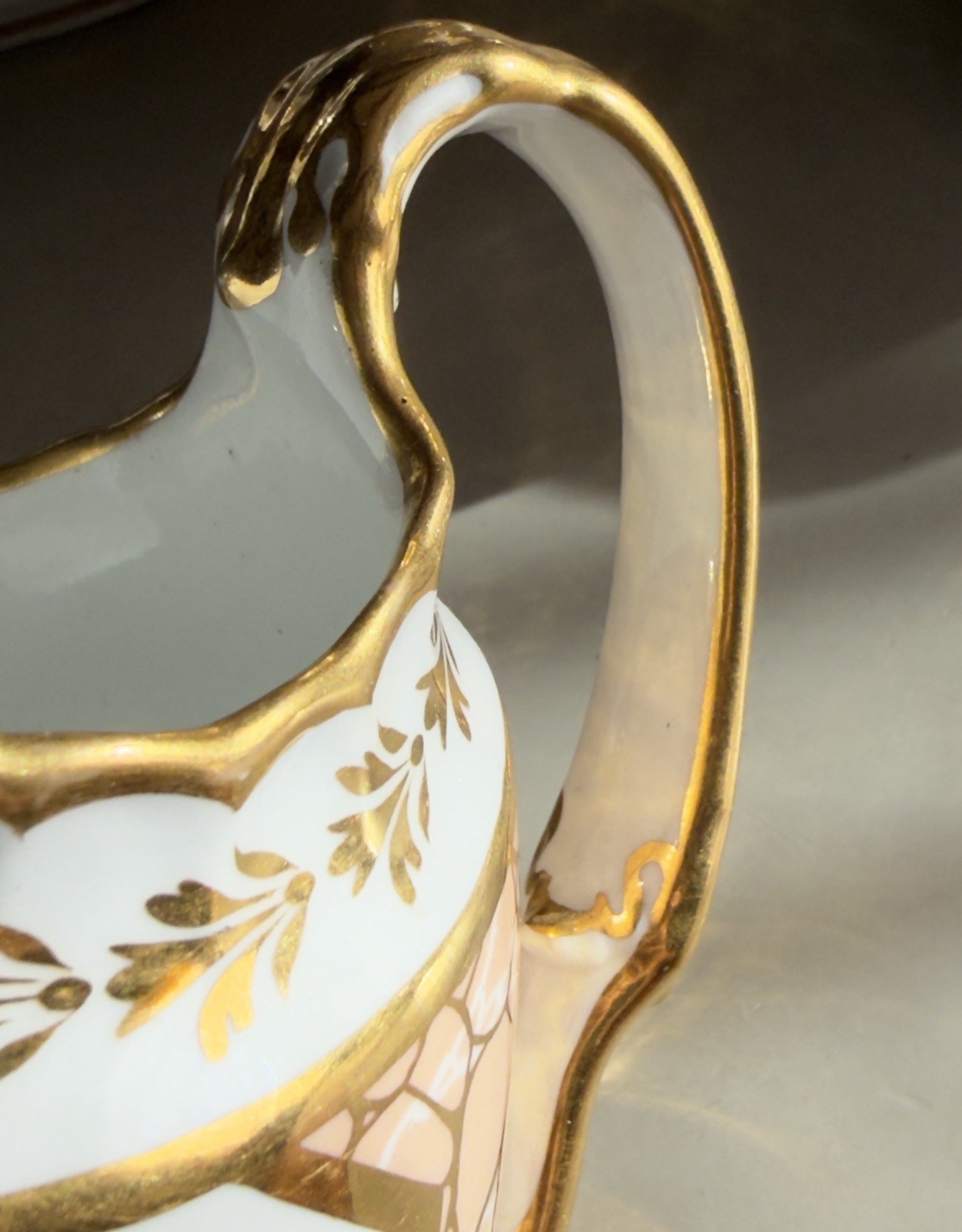 Exceptional Flight & Barr Worcester Bowl, Creamer & Sugar, Roman Deities C1815