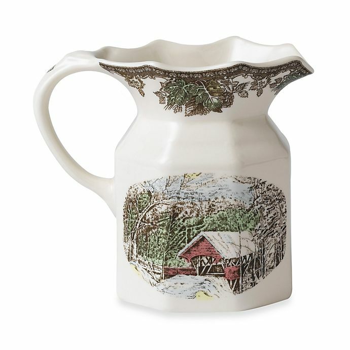 Johnson Bros Friendly Village Large 64 Oz. Pitcher Jug Brothers Vase NIB