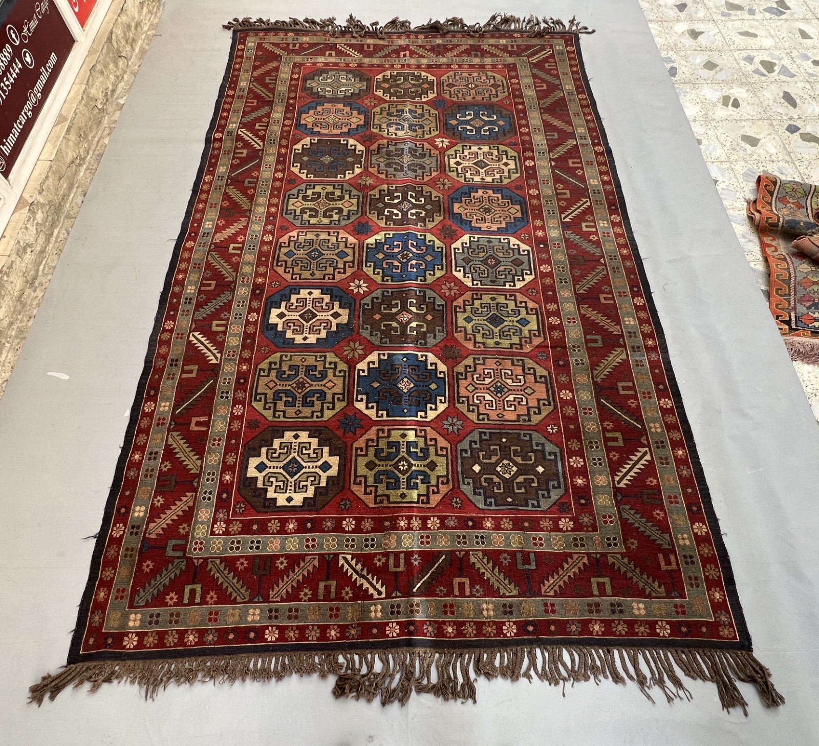 6 X 10.5 FT COLLECTORS’ ITEM Stunning Kazak Natural Vegetable Dye Caucasus Rug